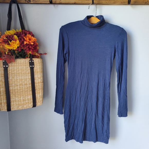 Lulu's High Hopes Long Sleeve Turtleneck Bodycon Dress XS - Picture 3 of 5